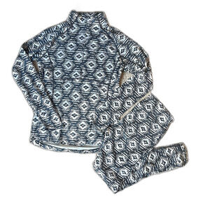 Avalanche Women's Aztec Pattern Base Layer Set Medium